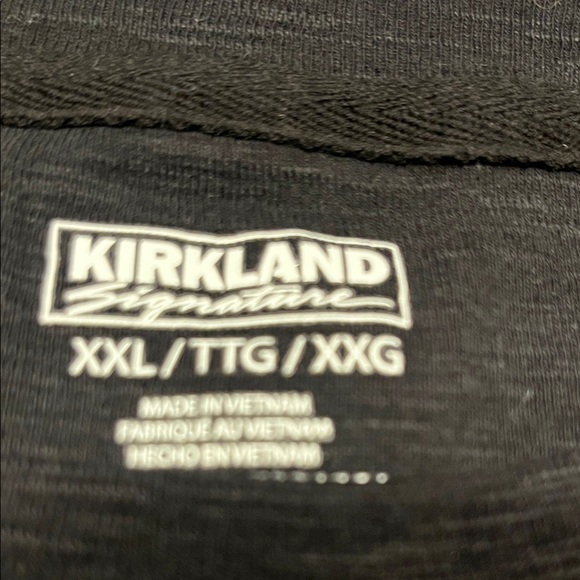 Kirkland Black Womens 3/4 sleeve Shirt New with Tag Size XXL - Picture 2 of 6